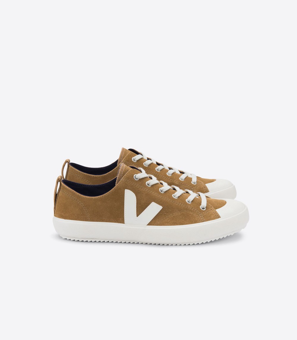 Veja Sneakers Mens - Nova Suede - Brown/White - 3867WPIBZ